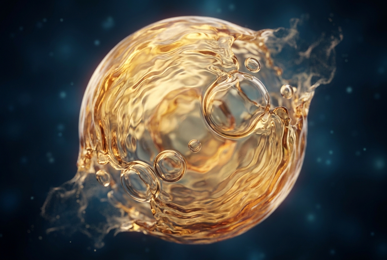 Microscopic visualization of a lipid bilayer sphere dissolving softly.
